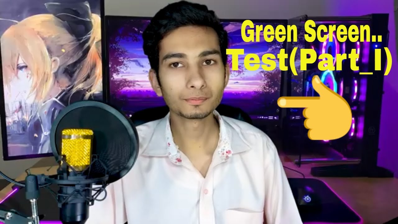 Greenscreen Testing Green Screen Test (Part-1)👈 || VFX || - YouTube