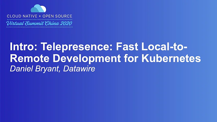Intro: Telepresence: Fast Local-to-Remote Developm...
