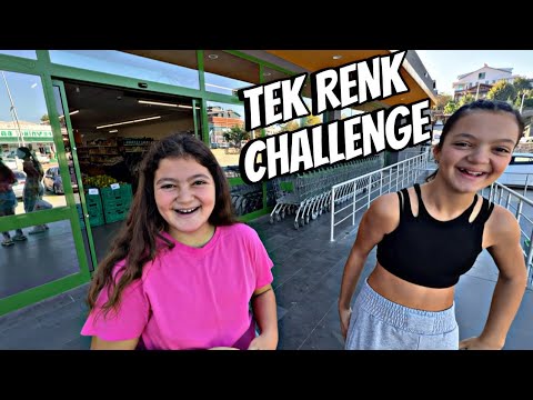 MASAL VE ÖYKÜ İLE MARKETTE TEK RENK CHALLENGE