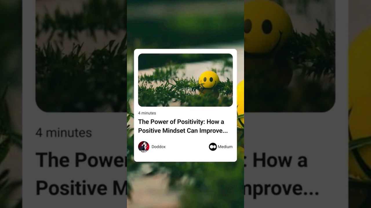 The Power of Positivity: How a Positive Mindset Can Improve Your Health ...