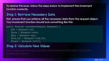 How to Increment the Quantity of a Product in Laravel Session