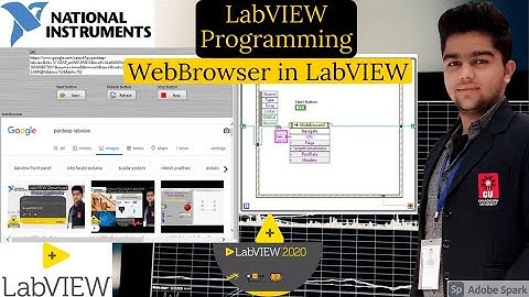 LabVIEW Web Browser | How to create Web browser in LabVIEW | .net & ActiveX | LabVIEW Programming