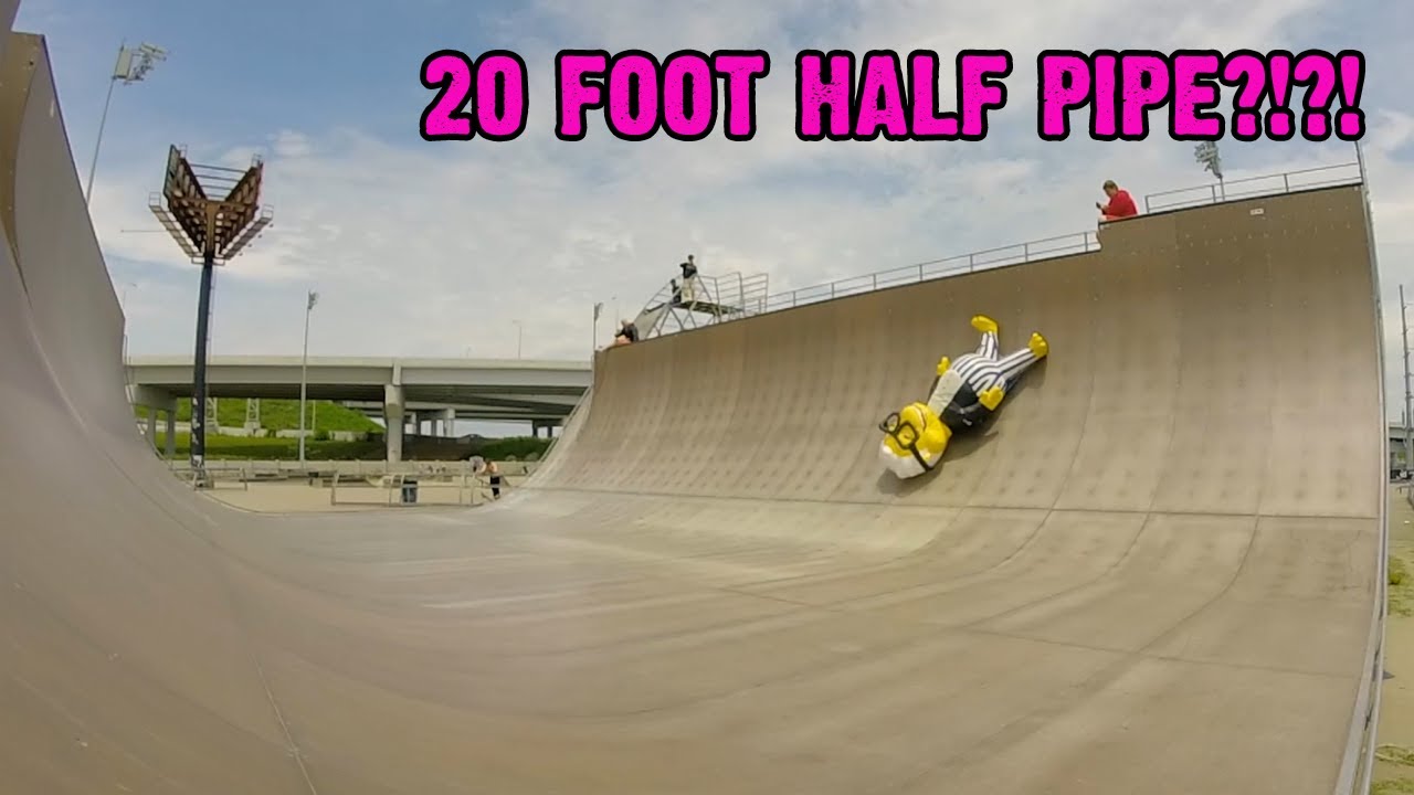 FIRST EVER on a HALFPIPE! YouTube