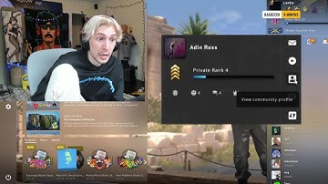 xQc cries after Adin gets in Counter-Strike 2 before him
