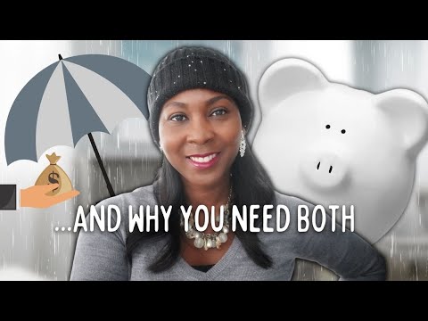 rainy day VS. emergency fund (guess what?!?..these AREN'T the same) | SAVING MONEY TIPS