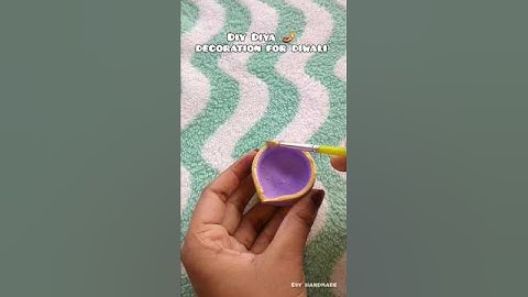 Diy Diya decoration for diwali 🪔🥰 part -2#trending #diy #viral #craft #art #shorts