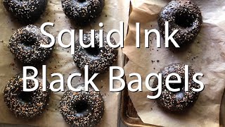 Black Everything Bagels with Squid Ink by brooke darwin 682 views 2 years ago 5 minutes, 18 seconds