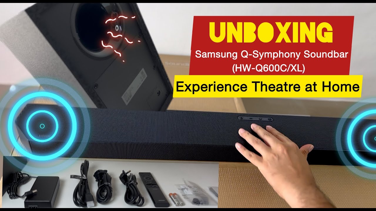 Samsung Q-Symphony Soundbar HW-Q600C/XL Unboxing & Honest Review| Home Theatre, Gaming, Movie Lovers