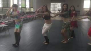 Yulia Redkous teaching Iraki Dance China summer tour, Changsha city