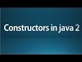 Java constructors-2