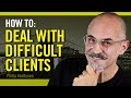 How To Deal With Difficult Clients - for creative professionals