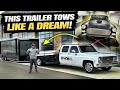 The Cummins-Swapped Chevy Square Body Hauls My New Race Trailer!