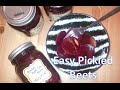 Pickling Beets in Apple Cider Vinegar - first time canning