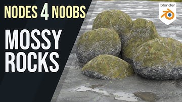 Mossy Rocks - Beginner Node Exercises in Blender