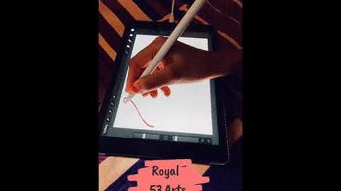 Calligraphy on Ipad. Software Used Procreate.