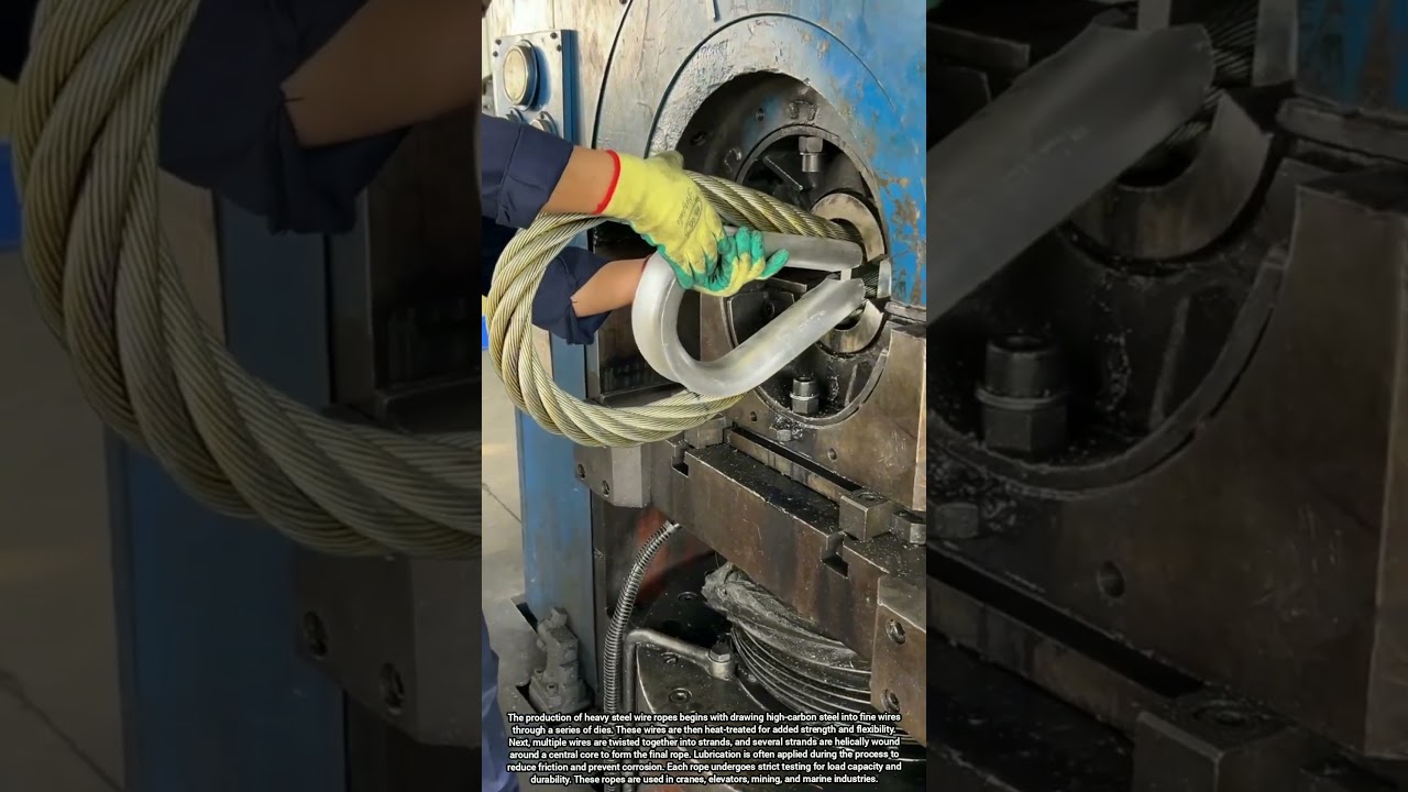 The Making of Heavy Steel Wire Ropes: From Wire to Powerful Cable
