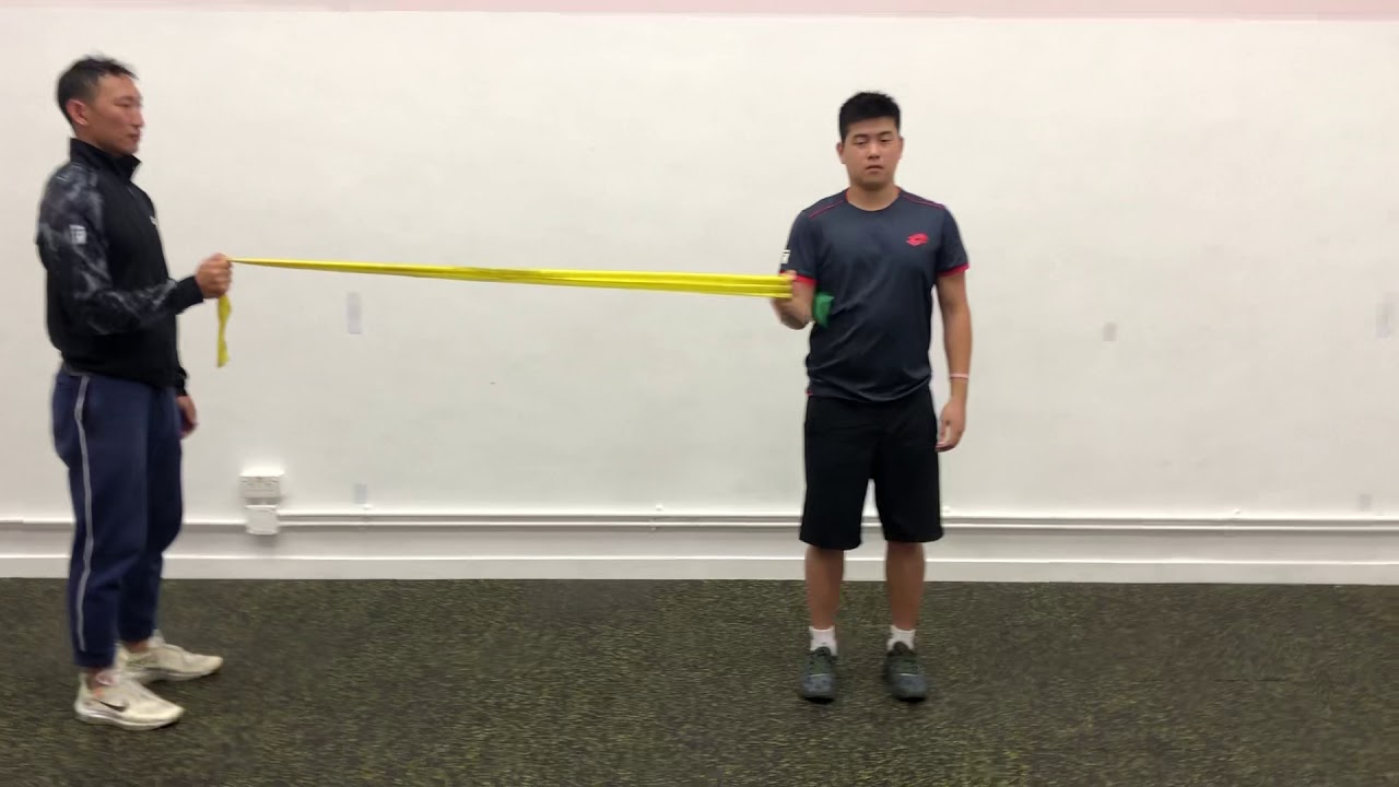 Shoulder internal rotation - YouTube