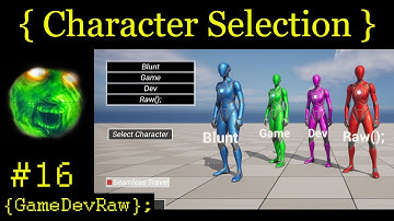 Make a Multiplayer Game in Unreal Engine 5 - Character Selection - Unreal Beginner Tutorial # 16