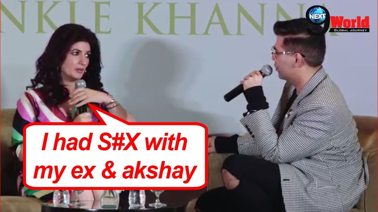 Twinkle Khanna opens up on her intimacy with ex-boyfriend & Husband Akshay  Kumar - YouTube