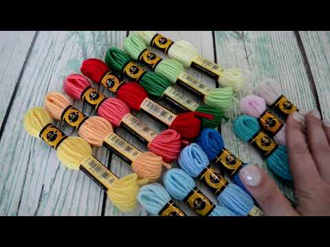 Муліне DMC Colbert вовна №723, відео 1