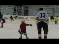 Dale Rominski and his son on the ice August 2, 2013