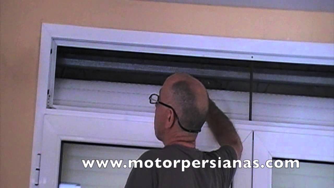 cartel Lío crecimiento Como instalar un motor eléctrico para una persiana - YouTube