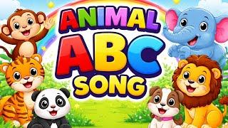 Animal ABC Song | A to Z Animals for Kids | Fun Alphabet Song for Toddlers & Preschool Learning