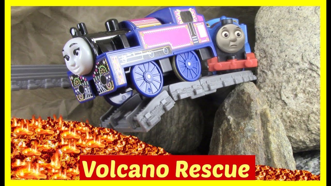 thomas the train volcano