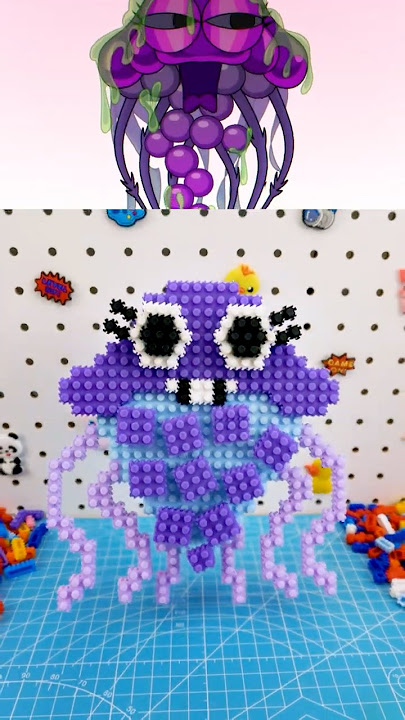 I made a Graipussi Medussi phase 4 Sprunki OC with Lego #IncrediboxSprunki