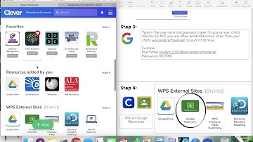 Woodland Academy: Logging In To Google Classroom Through Clever