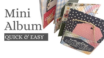 How To Make A 6x6 Paper Pad Mini Album