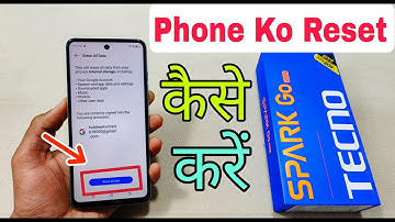 How To Reset Tecno Spark Go 2024 | Tecno Spark Go 2024 Factory Reset Kaise Karen | Reset Kaise Kare