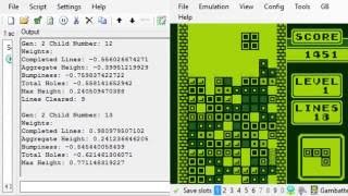 Tetris Genetic Learning (2 Hours)