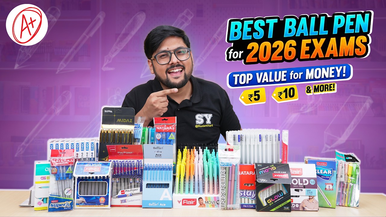 Best Pens for Exams 2026✍️ • Smooth Writing • No Hand Pain • Fast Writing Speed •