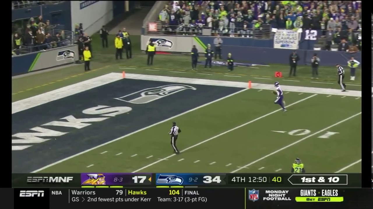 Vikings Laquon Treadwell Insane Wide Open 58-yard Touchdown Week 13 | Vikings vs. Seahawks |