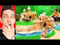 PRIMITIVE BUILDING UNDERGROUND SWIMMING POOL PUPPY HOUSE with WATER SLIDE! (Try Not To Say WOW)