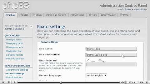 Configure your phpBB installation by VodaHost web hosting