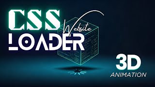 Build a Dynamic 3D CSS Loading Animation | No JavaScript | The Animation Coder