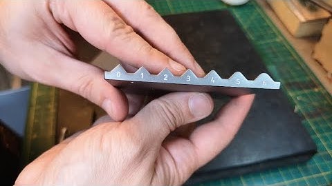 Edge Beveler Sharpening Jig Review - Rocky Mountain Leather Supply. First Use
