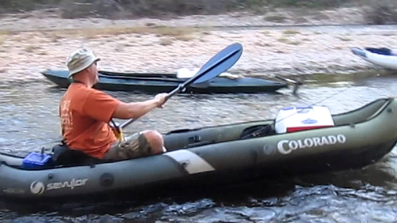 Sevylor Colorado kayaks on the Niangua river in October 2011 