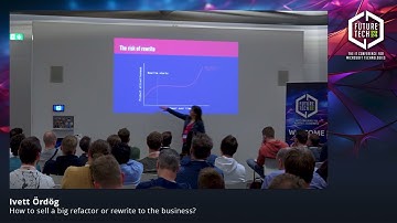Future Tech 2024: How to sell a big refactor or rewrite to the business? - Ivett Ördög