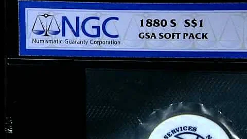 1880-S Morgan Dollar  NGC MS61 GSA Soft Pack at Art and Coin TV