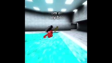 Running from all monsters in scary baboon