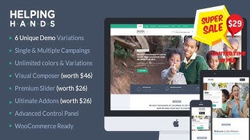 Charity WordPress Theme | HelpingHands Free Download