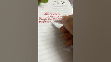 UPSC countdown from 17th march 2024#upsc #countdown #prelims #upscmotivation #dreamias #prelims2024