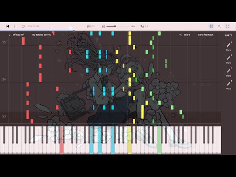【ピアノ採譜】ロココ (Rococo) / MIMI【原曲再現】