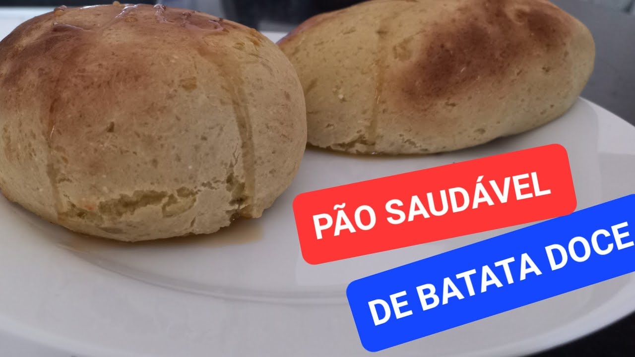 PÃO SAUDÁVEL DE BATATA DOCE