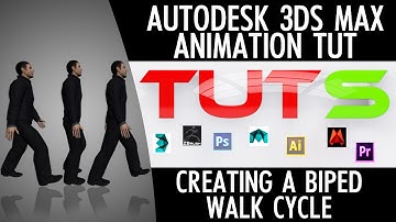 Creating a Biped Walk Cycle in 3ds max (footsteps)