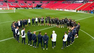 Real Madrid train at Wembley Stadium ahead of Champions League Final  SPIDERCAM VERSION
