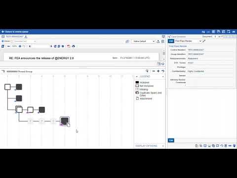 Ricoh Relativity Review:  Email Thread Visualization